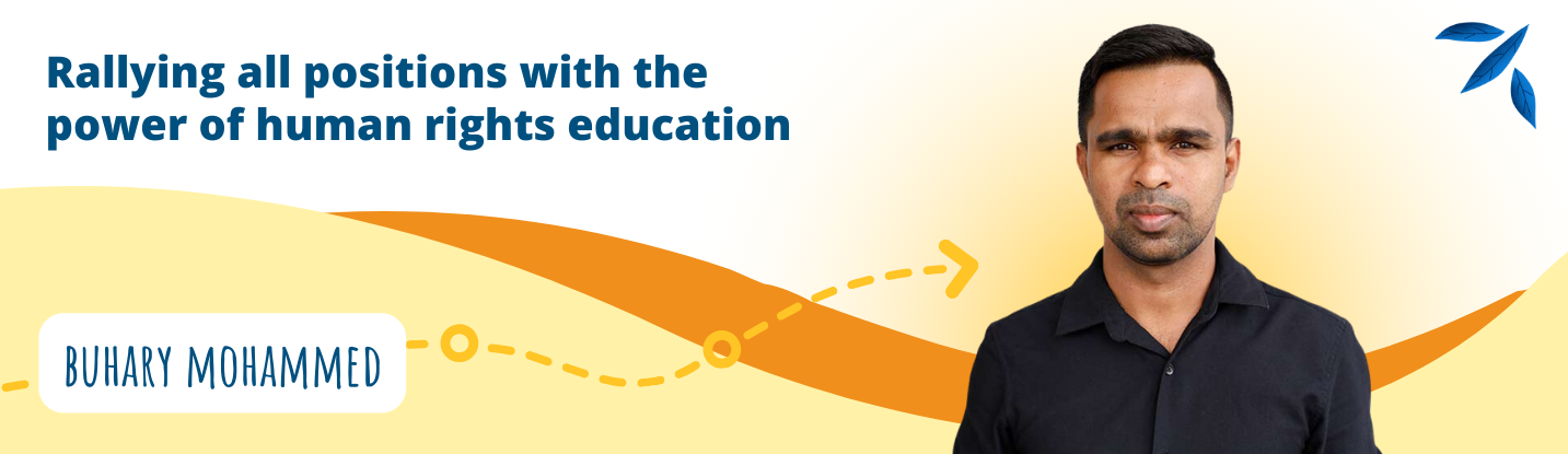Buhary Mohammed: Rallying all positions with the power of human rights education