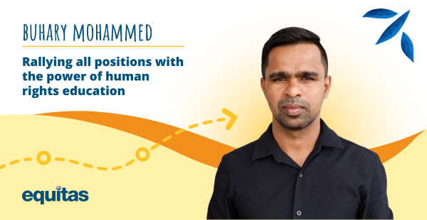 Buhary Mohammed: Rallying all positions with the power of human rights education
